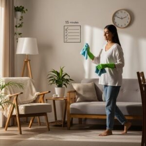 15-Minute Daily Cleaning Routine