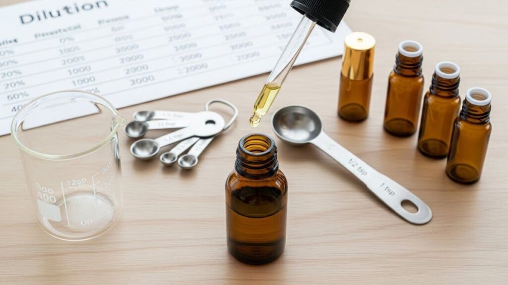 dilution method essential oils