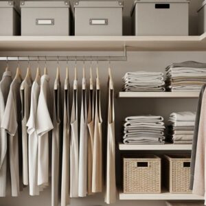 how to organize a small closet