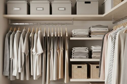 how to organize a small closet