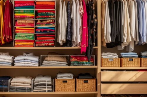 how to organize clothes in closet